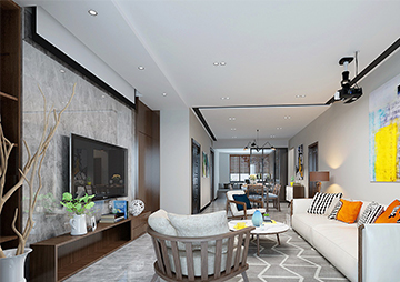 林肯公园180平米现代简约家装案例